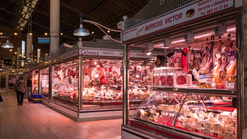 alicante mercado central inside